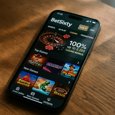 BetSixty Mobile Platform - Responsive Casino Experience for UK Players